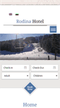 Mobile Screenshot of hotel-rodina.com